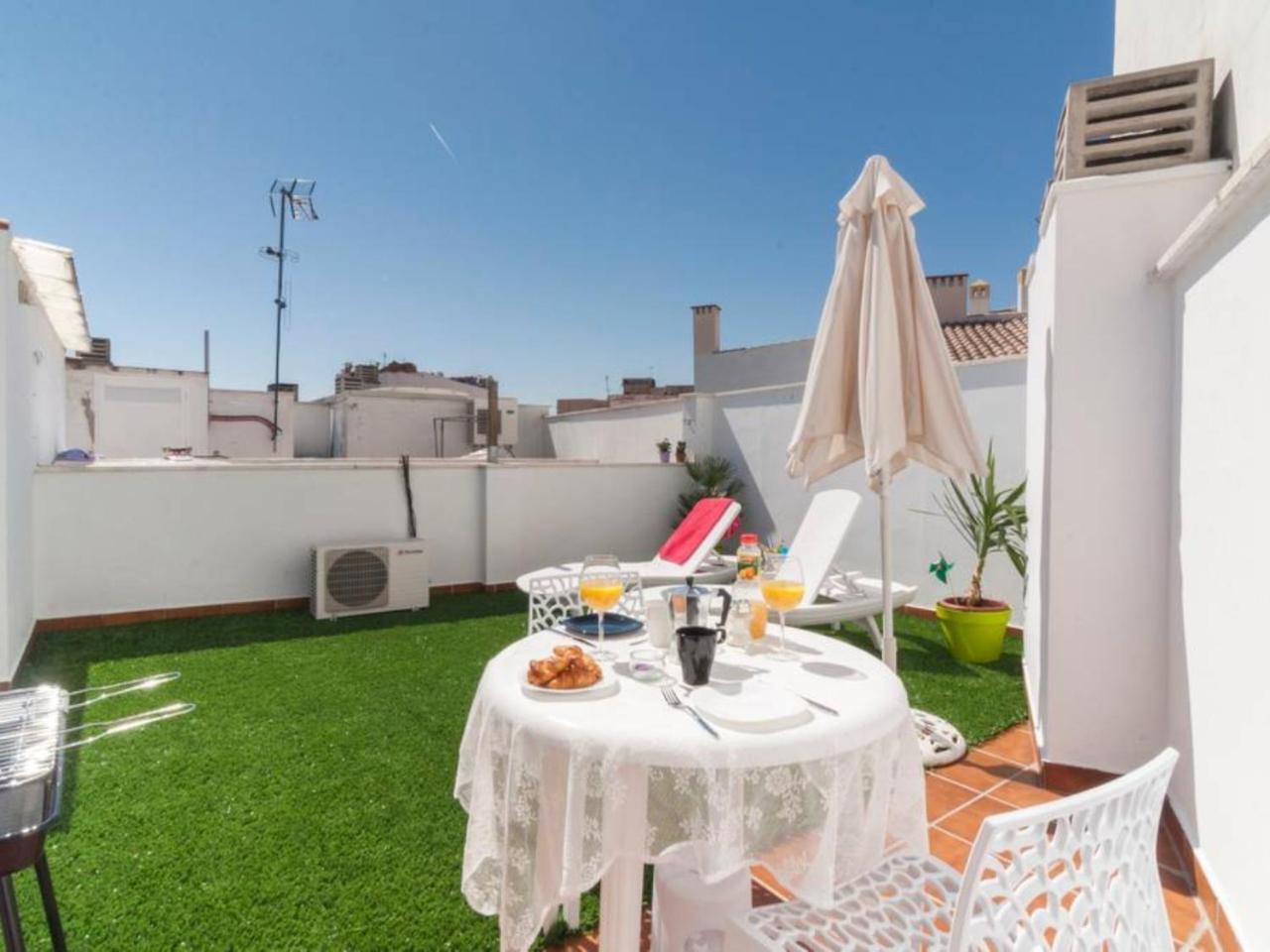 Апартаменти Atico Centro Historico A/C Bbq Wifi Малага Екстер'єр фото